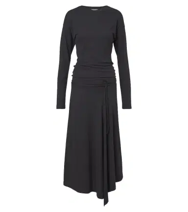 Lemaire Cotton jersey crêpe midi dress | Thumbnail 1 Lemaire Cotton jersey crêpe midi dress | Thumbnail 1