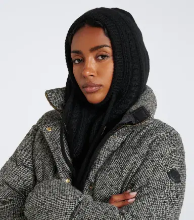Moncler Cable-knit alpaca and wool-blend balaclava | Thumbnail 5