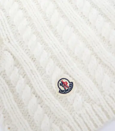 Moncler Cable-knit alpaca and wool-blend balaclava | Thumbnail 3