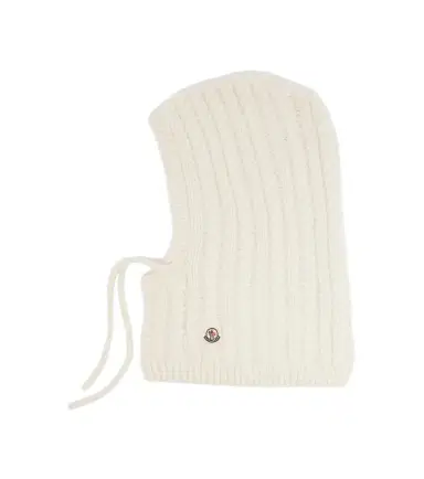 Moncler Cable-knit alpaca and wool-blend balaclava | Thumbnail 1