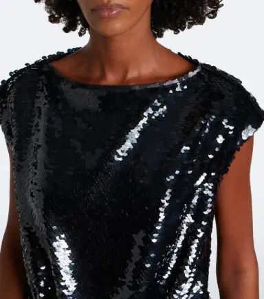 Simone Rocha Bow-detail sequined peplum top | Thumbnail 5