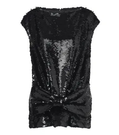 Simone Rocha Bow-detail sequined peplum top | Thumbnail 1