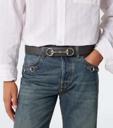 Gucci Horsebit 1955 leather belt | Thumbnail 3
