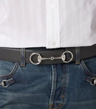 Gucci Horsebit 1955 leather belt | Thumbnail 4