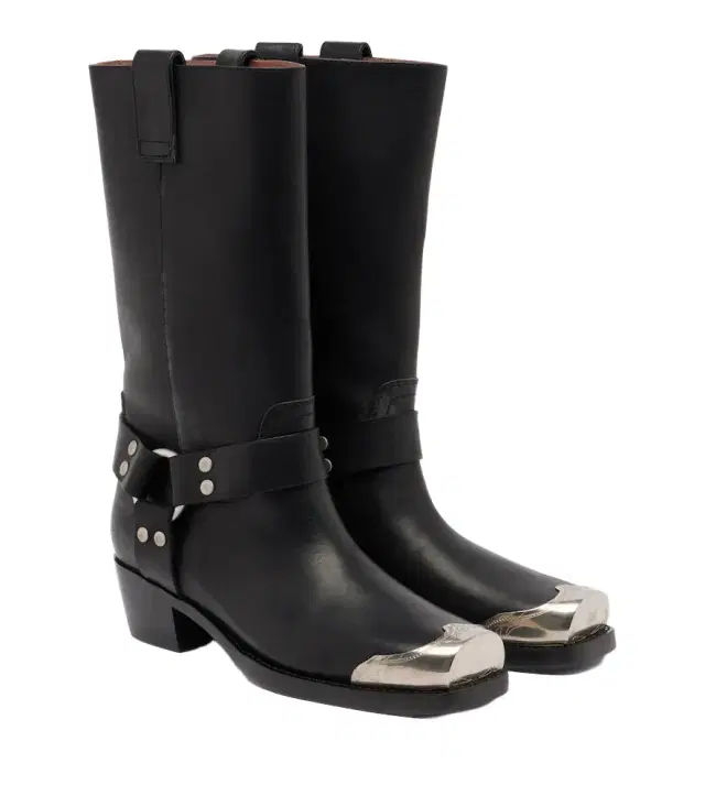 Paris Texas Roxy embellished leather biker boots