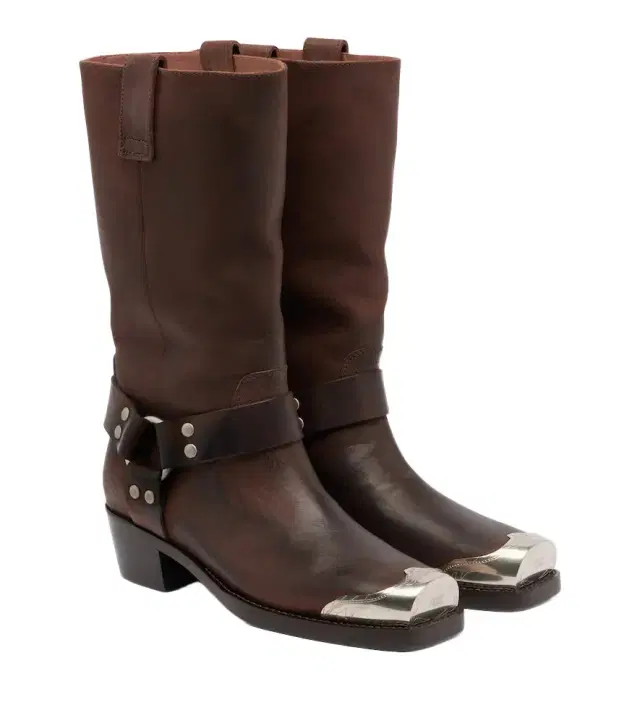 Paris Texas Roxy embellished leather biker boots