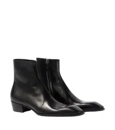 Saint Laurent Aurelien leather ankle boots | Thumbnail 1