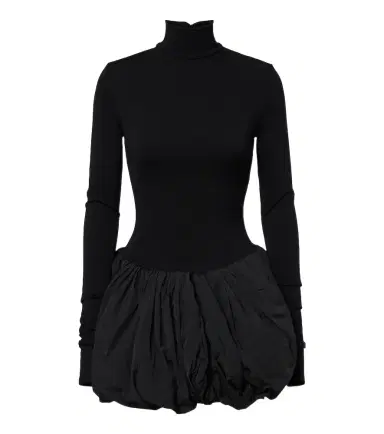 Magda Butrym Paneled wool-blend minidress | Thumbnail 1 Magda Butrym Paneled wool-blend minidress | Thumbnail 1
