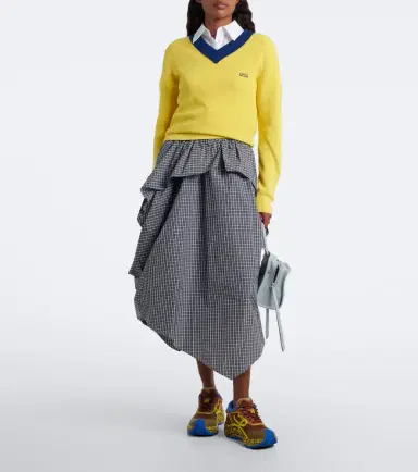 Loewe Pogo suede-trimmed sneakers | Thumbnail 5 Loewe Pogo suede-trimmed sneakers | Thumbnail 5