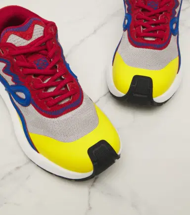 Loewe Pogo colorbocked mesh-trimmed sneakers | Thumbnail 3