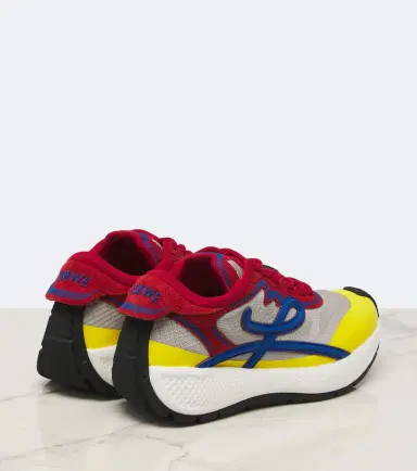 Loewe Pogo colorbocked mesh-trimmed sneakers | Thumbnail 4