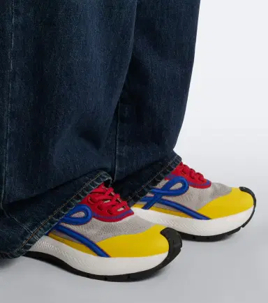 Loewe Pogo colorbocked mesh-trimmed sneakers | Thumbnail 6