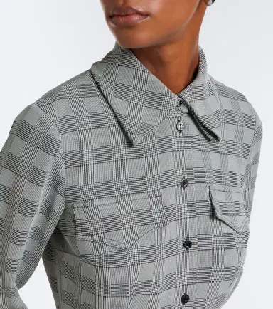 Emilia Wickstead Caliste checked shirtdress | Thumbnail 3