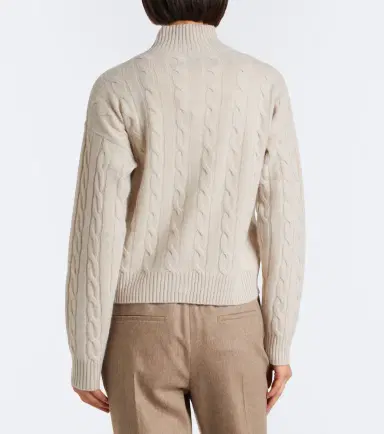 ELEVENTY Cable-knit cashmere zip-up sweater | Thumbnail 5