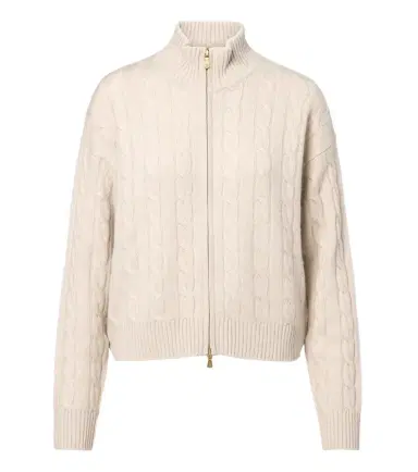 ELEVENTY Cable-knit cashmere zip-up sweater | Thumbnail 1