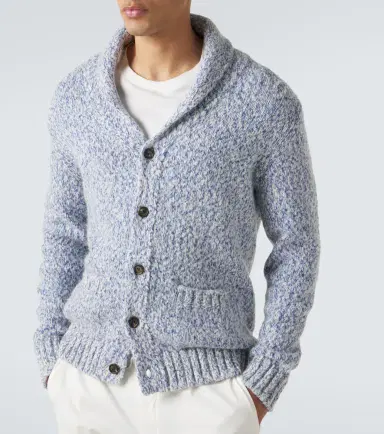 ELEVENTY Wool and cashmere-blend cardigan | Thumbnail 3