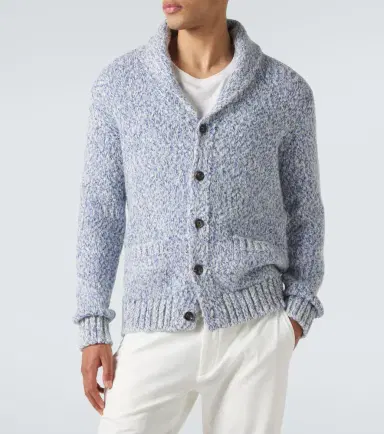 ELEVENTY Wool and cashmere-blend cardigan | Thumbnail 6
