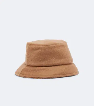 Max Mara Reversible camel hair and silk bucket hat | Thumbnail 3