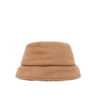 Max Mara Reversible camel hair and silk bucket hat | Thumbnail 1