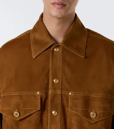Versace Suede blouson jacket | Thumbnail 2 Versace Suede blouson jacket | Thumbnail 2