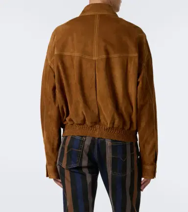 Versace Suede blouson jacket | Thumbnail 3 Versace Suede blouson jacket | Thumbnail 3