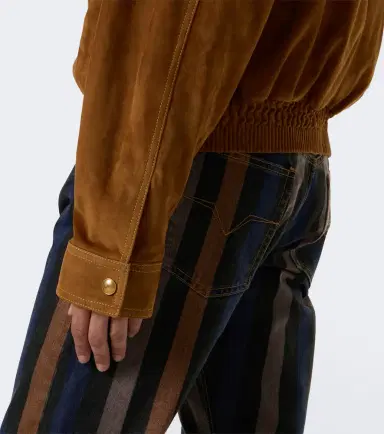 Versace Suede blouson jacket | Thumbnail 4 Versace Suede blouson jacket | Thumbnail 4