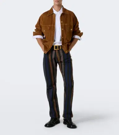 Versace Suede blouson jacket | Thumbnail 7 Versace Suede blouson jacket | Thumbnail 7