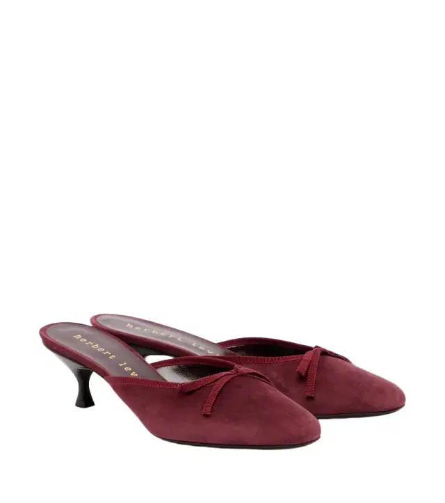 Herbert Levine 24/7 suede mules