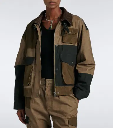 Marant Étoile Risla patchwork cotton jacket | Thumbnail 3 Marant Étoile Risla patchwork cotton jacket | Thumbnail 3