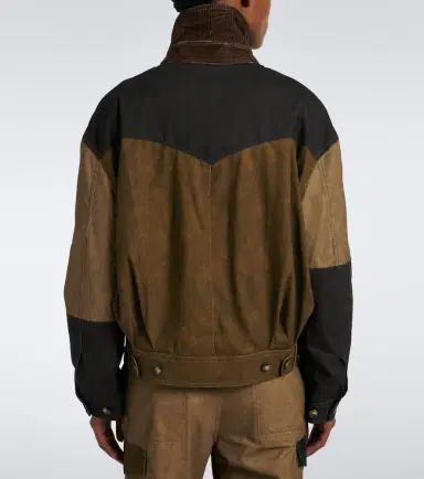 Marant Étoile Risla patchwork cotton jacket | Thumbnail 4 Marant Étoile Risla patchwork cotton jacket | Thumbnail 4