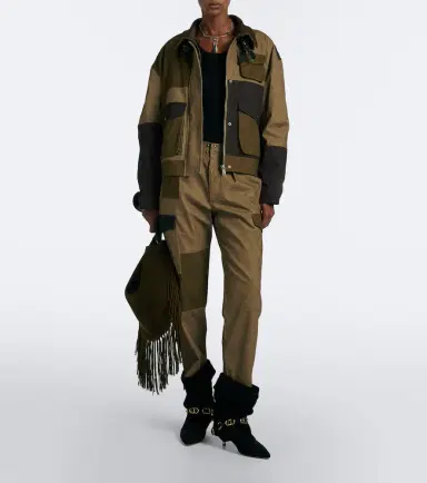 Marant Étoile Renzae patchwork cotton cargo pants | Thumbnail 5 Marant Étoile Renzae patchwork cotton cargo pants | Thumbnail 5