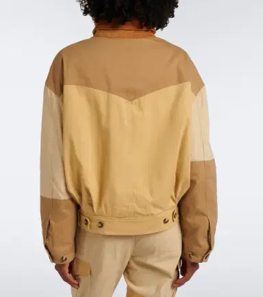 Marant Étoile Risla patchwork cotton jacket | Thumbnail 5 Marant Étoile Risla patchwork cotton jacket | Thumbnail 5