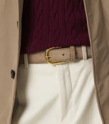 George Cleverley Suede belt | Thumbnail 3