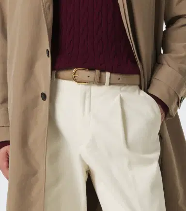 George Cleverley Suede belt | Thumbnail 4