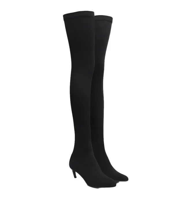 Victoria Beckham Harlow jersey over-the-knee boots