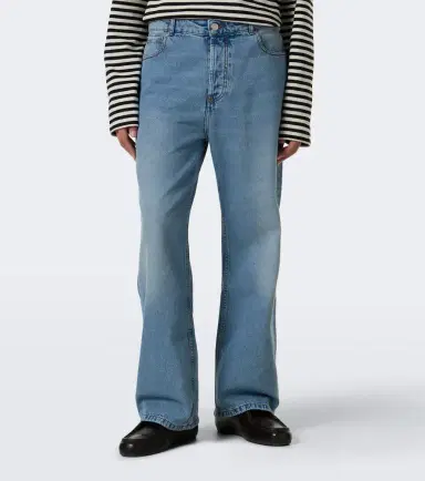 AMI PARIS Faded wide-leg jeans | Thumbnail 2