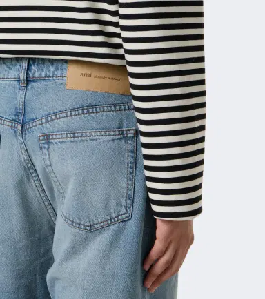 AMI PARIS Faded wide-leg jeans | Thumbnail 6
