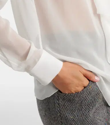 Gabriela Hearst Shildon tie-neck silk blouse | Thumbnail 2 Gabriela Hearst Shildon tie-neck silk blouse | Thumbnail 2