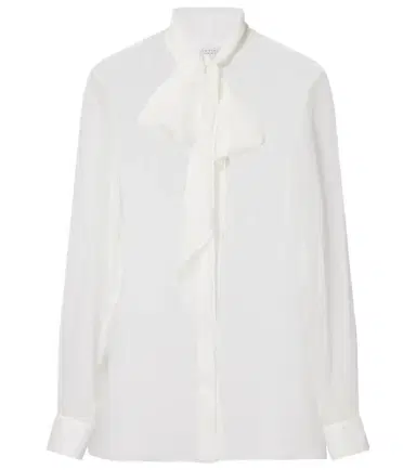 Gabriela Hearst Shildon tie-neck silk blouse | Thumbnail 1 Gabriela Hearst Shildon tie-neck silk blouse | Thumbnail 1