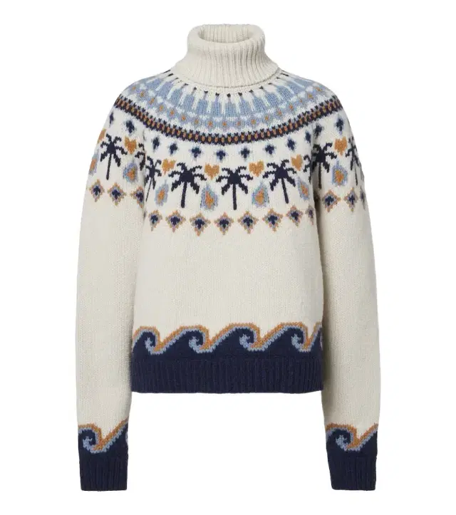 Alanui Sweet Winter virgin wool turtleneck sweater