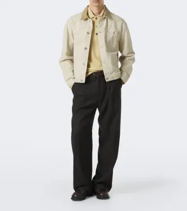 Frame Suede-trimmed cotton field jacket | Thumbnail 4 Frame Suede-trimmed cotton field jacket | Thumbnail 4