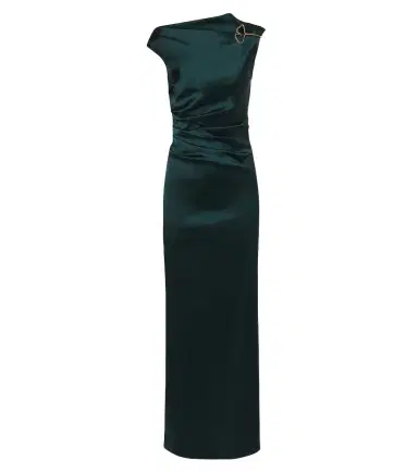 Max Mara Ruched embellished satin gown | Thumbnail 1