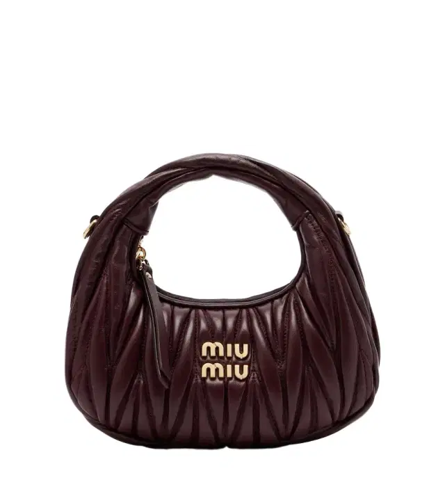 Miu Miu Wander Mini matelassé leather top-handle bag
