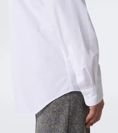 Dries Van Noten Caped cotton poplin shirt | Thumbnail 8