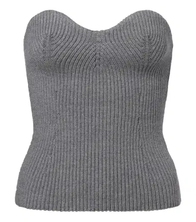 Jil Sander Wool-blend bustier top | Thumbnail 1