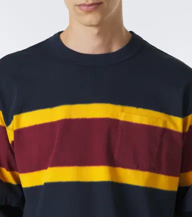 Sacai triped cotton jersey sweatshirt | Thumbnail 5
