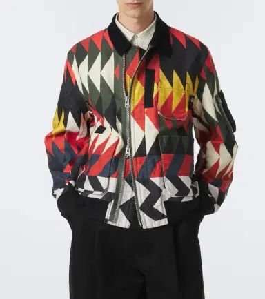 Sacai x A. P.C. Quilts printed blouson jacket | Thumbnail 7