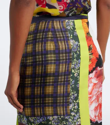 Dries Van Noten Printed silk wrap skirt | Thumbnail 3
