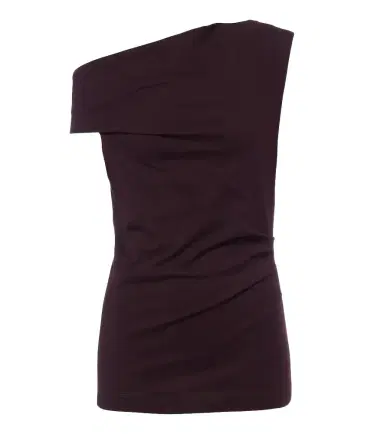 Dries Van Noten Asymmetric cotton jersey top | Thumbnail 1