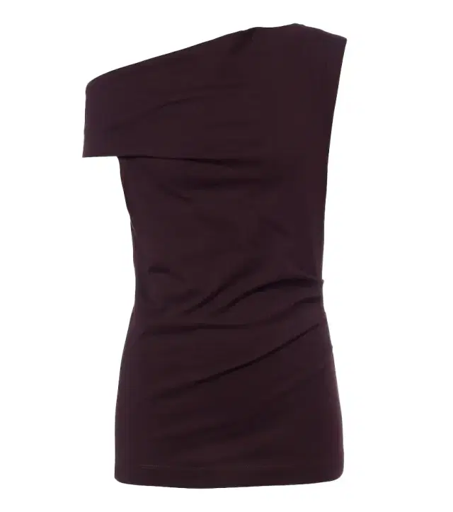 Dries Van Noten Asymmetric cotton jersey top
